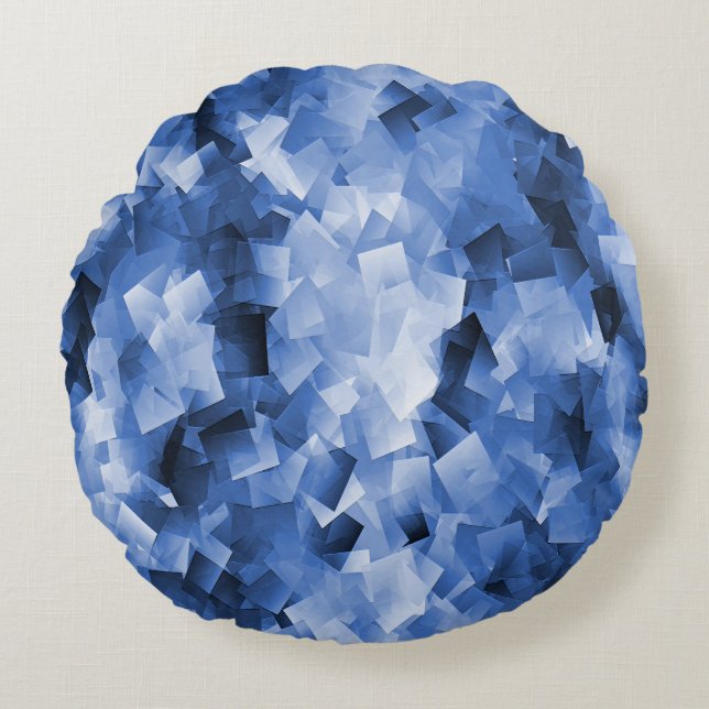 Almofada Redonda Tempos Bluezy...... (Frente)