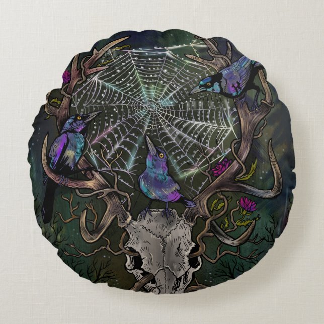 Almofada Redonda Tempos de Maravilha Três (Frente)