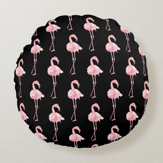Almofada Redonda Tender Flamingo Series Design 2 (Frente)