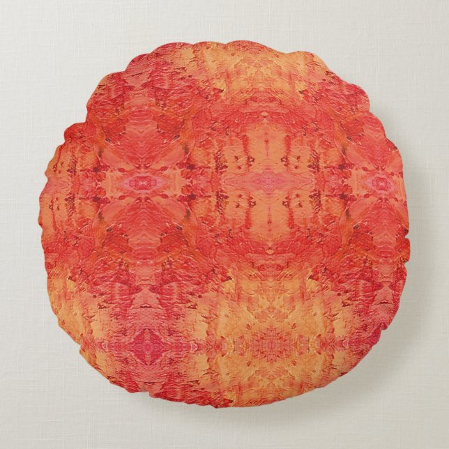 Almofada Redonda Textura #10 de obra Horizonte (Frente)