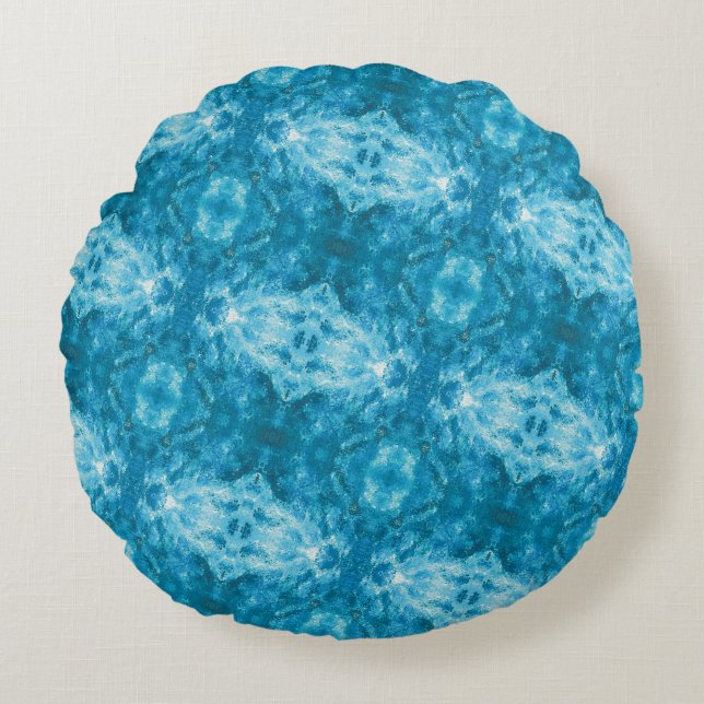 Almofada Redonda Textura #11 de la obra Cerezas (Frente)