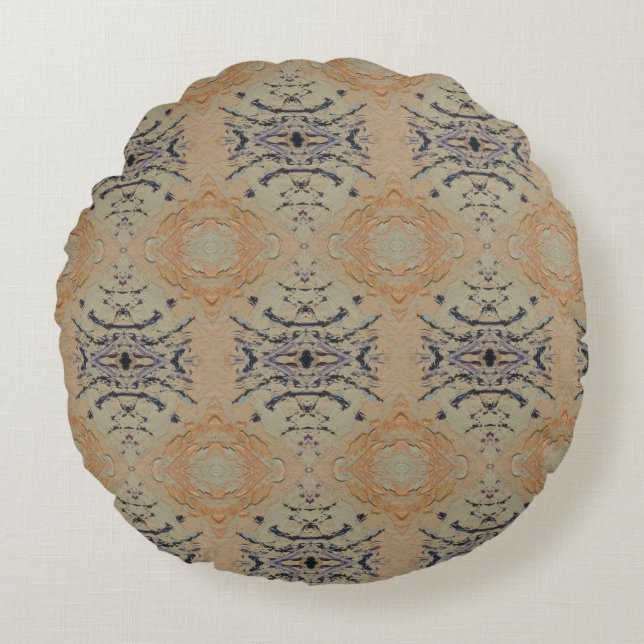 Almofada Redonda Textura #15 de la obra Viendo a travez de los ojos (Frente)