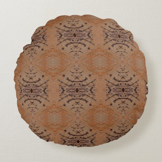 Almofada Redonda Textura #16 de la obra Viendo a travez de los ojos (Frente)