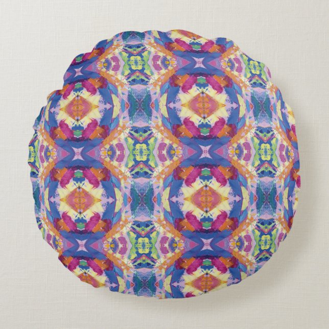 Almofada Redonda Textura #1 de la obra Piña (Frente)