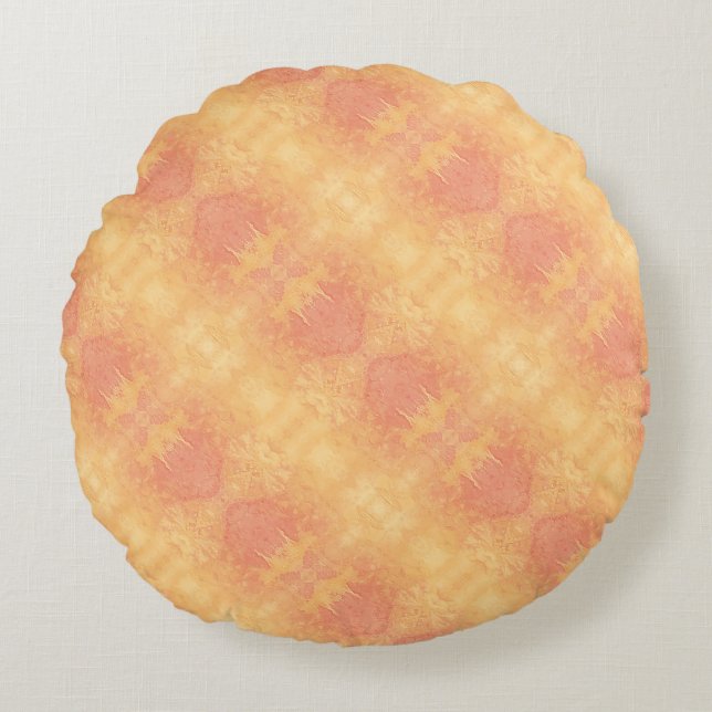 Almofada Redonda Textura #23 de la obra Nuit (Frente)