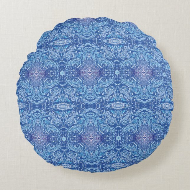 Almofada Redonda Textura #33 de obra Horizonte (Frente)