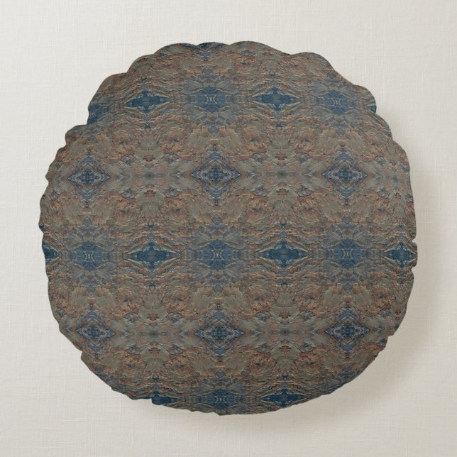 Almofada Redonda Textura #37 de obra Amanecer (Frente)