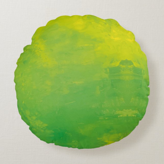 Almofada Redonda Textura #45 de la obra Nuit (Frente)