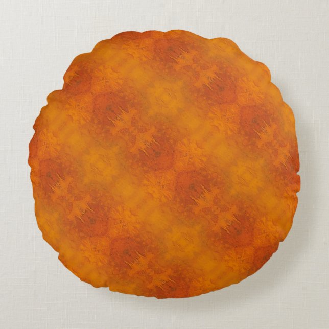 Almofada Redonda Textura #47 de la obra Nuit (Frente)