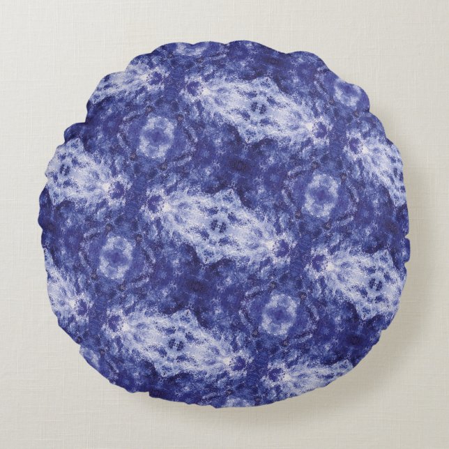 Almofada Redonda Textura #4 de la obra Cerezas (Frente)