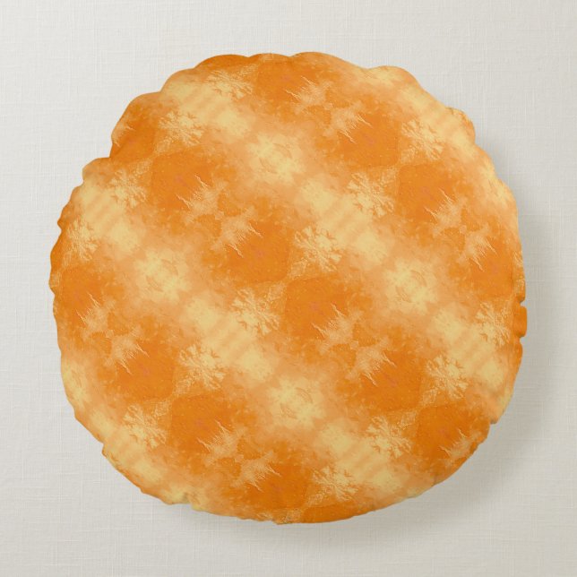 Almofada Redonda Textura #57 de la obra Nuit (Frente)