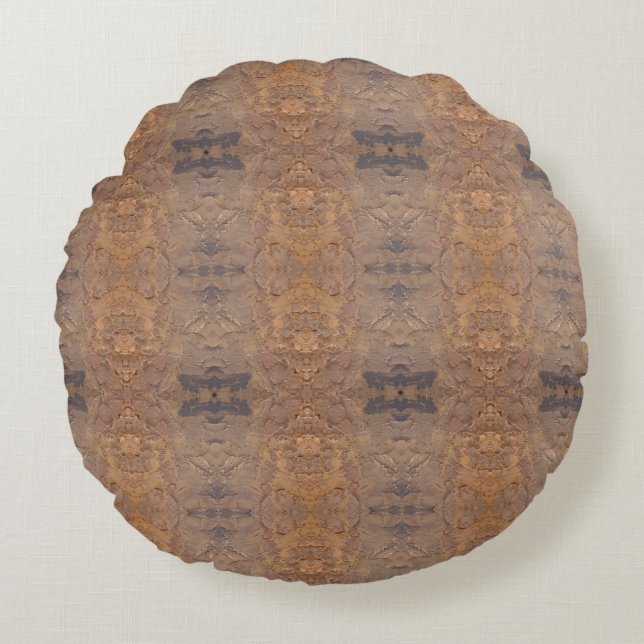 Almofada Redonda Textura #9 de obra Amanecer (Frente)