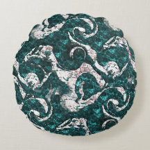 Textura de manchas brancas misturadas em aquamarin