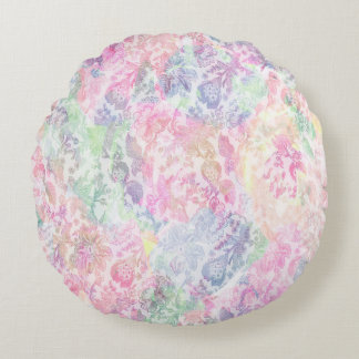 Almofada Redonda Textura geométrica padrão moderno clássico de repe