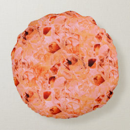 Almofada Redonda Textura manchada clara parecida com uma cópia das