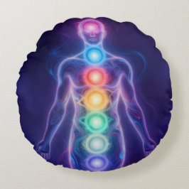 Almofada Redonda The 7 Chakras