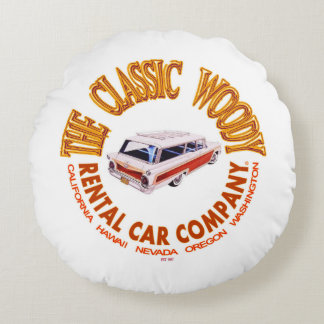 Almofada Redonda The Classic Woody Rental Car Company