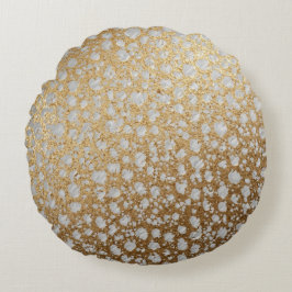 Almofada Redonda The Luxury of Gold Pattern, Modern, Trendy,Elegant