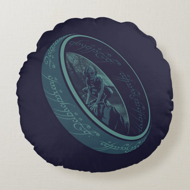 Almofada Redonda THE ONE RING™ GOLLUM™ Graphic (Frente)