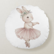 Throw Pillow Cute Rabbit Nursery Decor