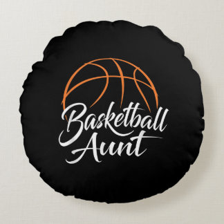 Almofada Redonda Tia de Basquete Basquete Mãe Tia Gift