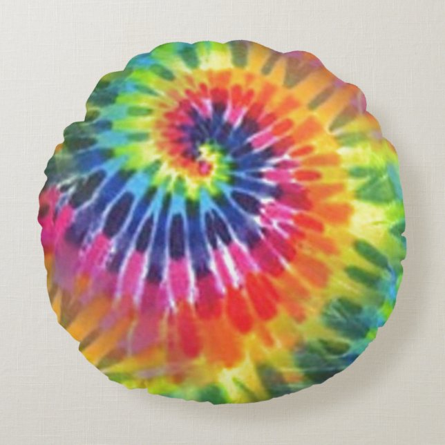 Almofada Redonda Tie Dye 2 (Frente)