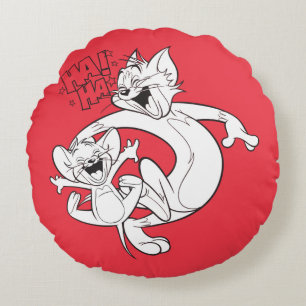 Almofada Redonda Tom E Jerry Tom E Jerry Rindo