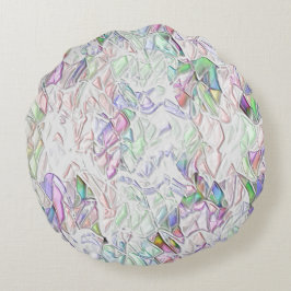 Almofada Redonda Toneladas de pérolas ou peças coloridas misturadas