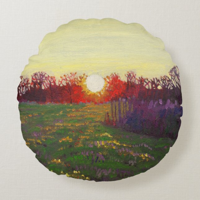 Almofada Redonda Trajeto da luz 2013 (Frente)