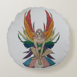 Almofada Redonda Transgender Faerie