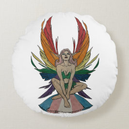 Almofada Redonda Transgender Faerie