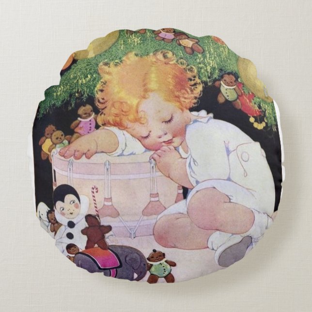 Almofada Redonda Travesseiro (Frente)