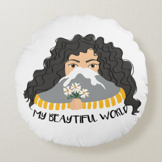 Almofada Redonda travesseiro
