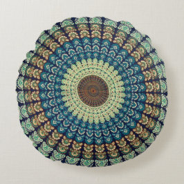 Almofada Redonda Travesseiro boémio do estilo