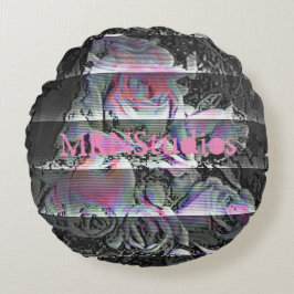 Almofada Redonda Travesseiro Buquê redondo do Techno