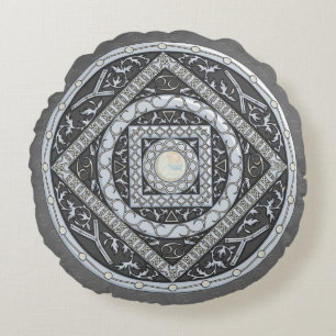 Almofada Redonda Travesseiro cancer Mandala Round