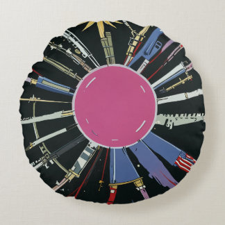 Almofada Redonda travesseiro circular