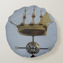 Travesseiro circular Rosa de Banda Larga