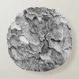 Almofada Redonda Travesseiro com latido de árvore