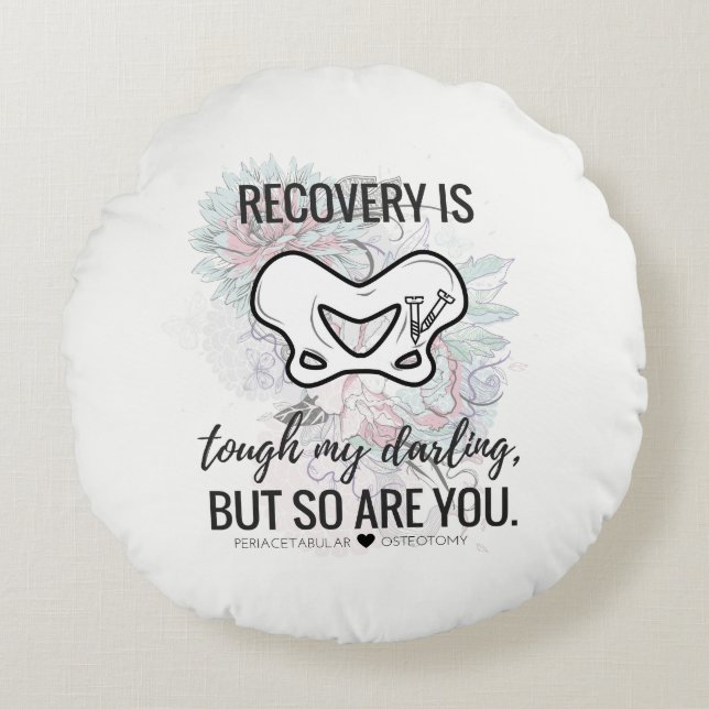 Almofada Redonda Travesseiro da recuperação de PAO (Frente)