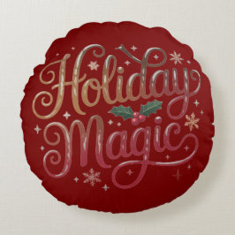 Almofada Redonda Travesseiro das Crianças de Natal | Decoração de F