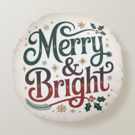 Almofada Redonda Travesseiro das Crianças de Natal | Decoração de F