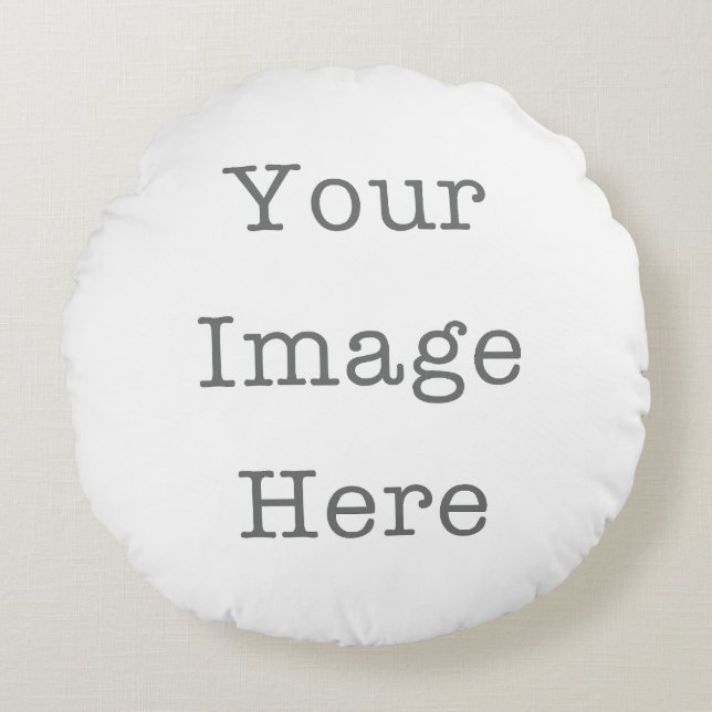 Almofada Redonda Travesseiro de Algodão para Bebês e Crianças de Fo (Frente)