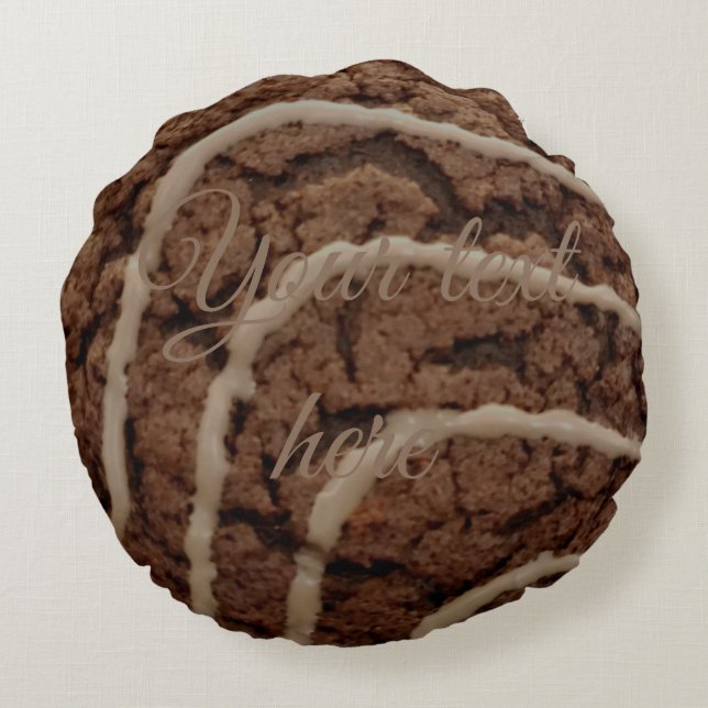 Almofada Redonda Travesseiro de bolos redondos (Verso)