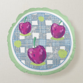 Almofada Redonda Travesseiro de Cherry Round