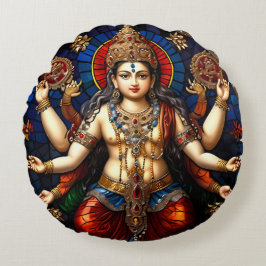 Almofada Redonda Travesseiro de Cushion do Elefante Azul Cute Ganes