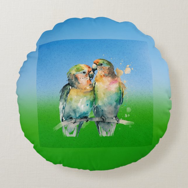 Almofada Redonda Travesseiro de decoro doméstico e de vida da Trrea (Frente)