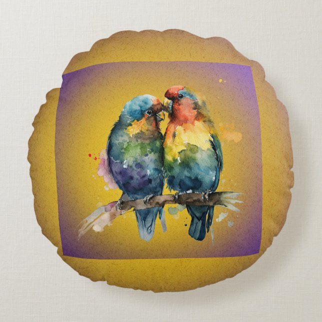 Almofada Redonda Travesseiro de decoro doméstico e de vida da Trrea (Frente)