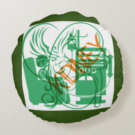 Almofada Redonda Travesseiro de diálise renal