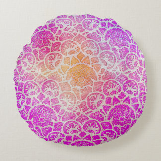 Almofada Redonda Travesseiro de Meditação Lotus Zen